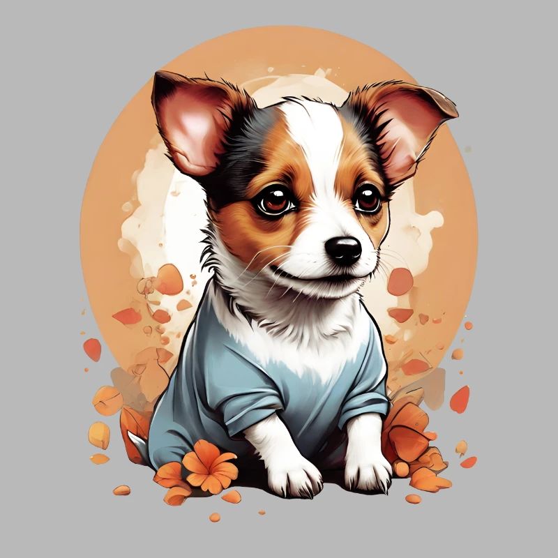 Mignon Petit Chiot Jack Russell