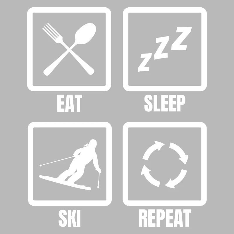 Manger Dormir Ski Répéter