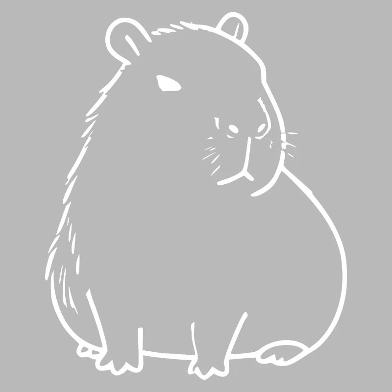 Capybara capybara blanc