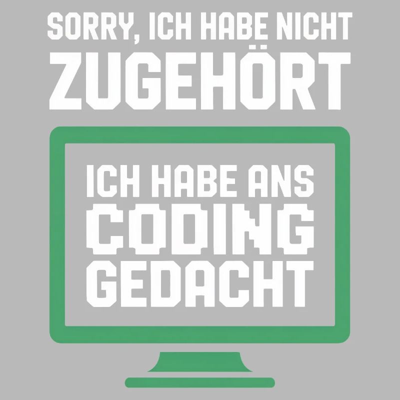 Coding Gedanke am Bildschirm