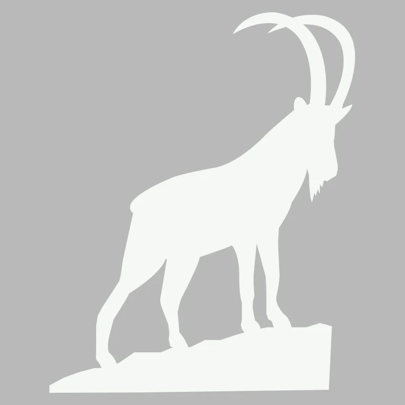 Alpine Bock Silhouette