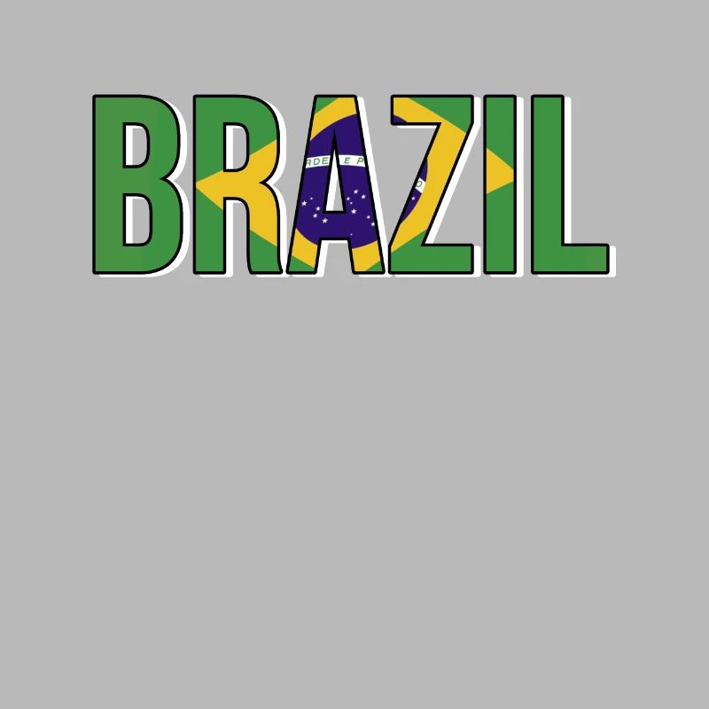 Typographie du drapeau du Brésil