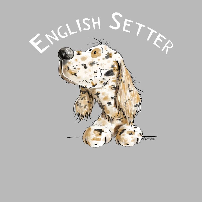 Englischer Setter I Hunde Comic Geschenk