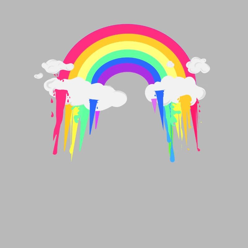 Rainbow Clouds Abstrak