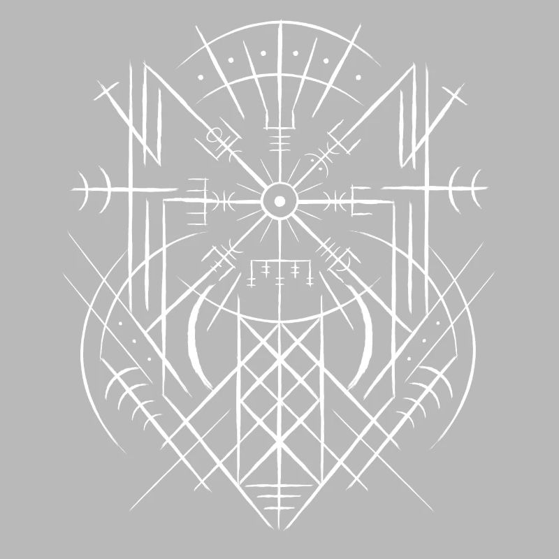 Vegvisir Runic Compass Celtes Viking Web Wyrd