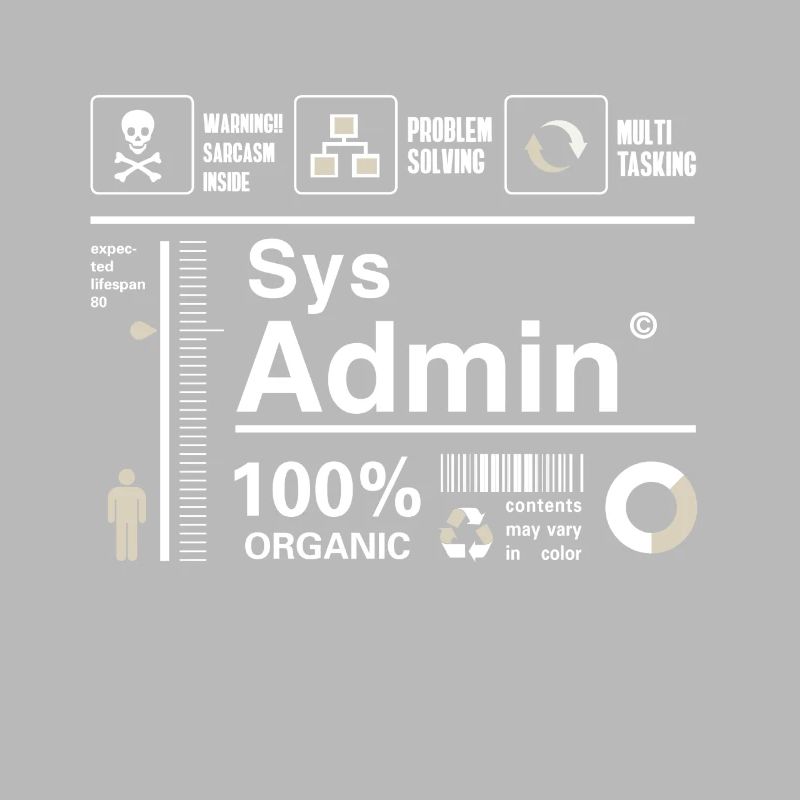 sys admin Content Irony Humor Computer Nerd pc cor