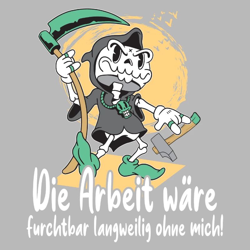 Sensenmann mit Werkzeug