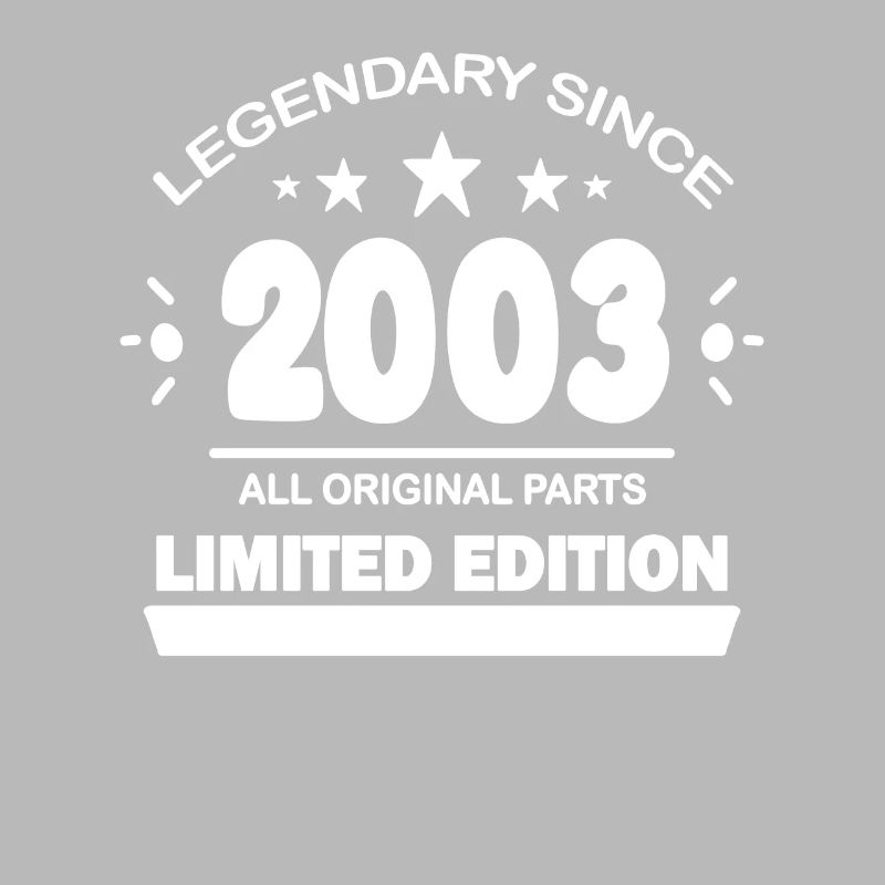 2003 - Né 2003 - Année de construction 2003