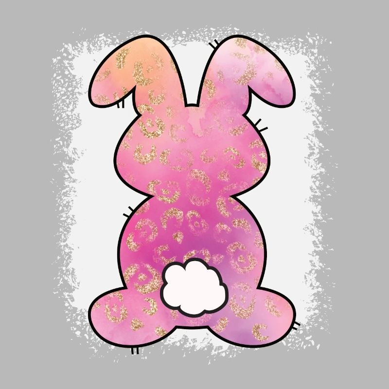 Leopard Print Bleached Easter
