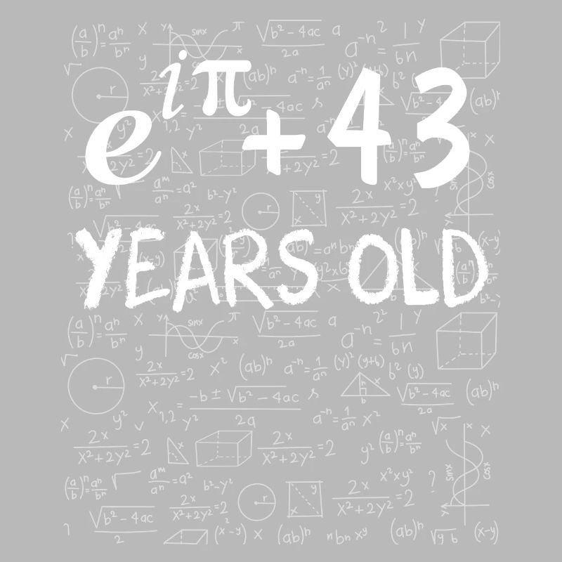 42nd Birthday 42 Years Euler Identity Math Gift