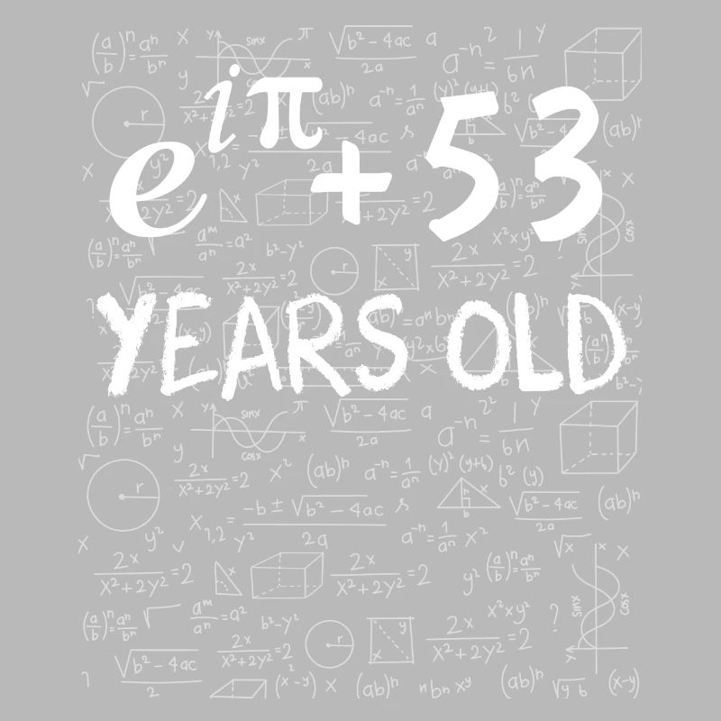 52nd Birthday 52 Years Euler Identity Math Gift