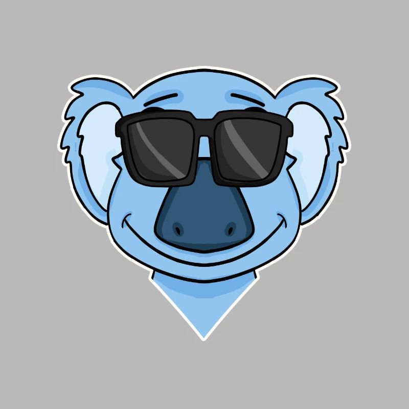 Koala mit Brille