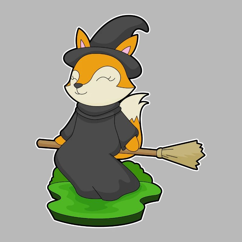 Fox Witch Broom