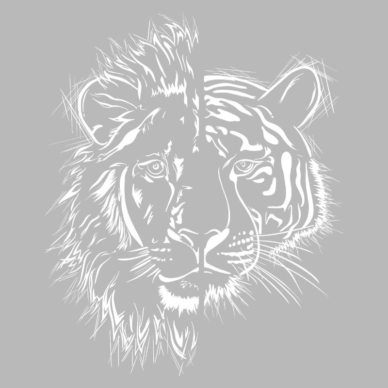 halb Löwe halb Tiger
