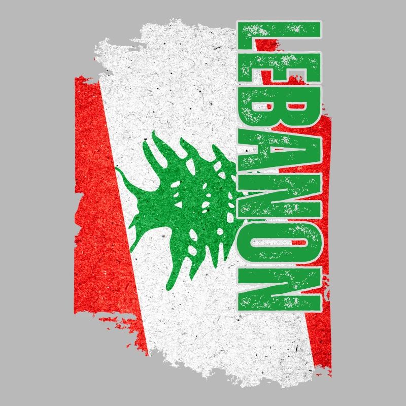 Vertikale Libanon-Flagge, Ich liebe den Libanon