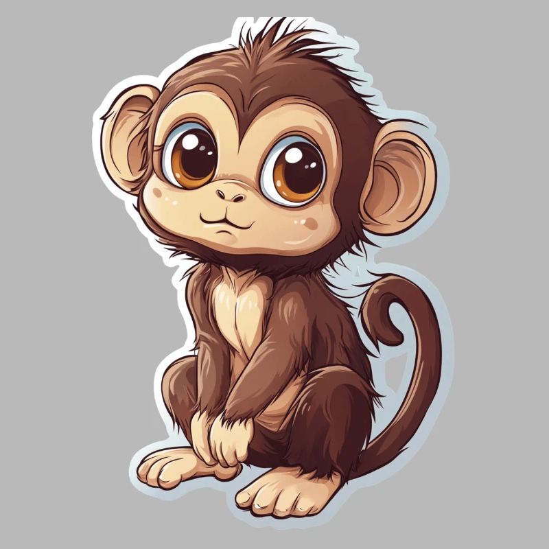 Monkey Cute Monkey Gift for Monkey Fans