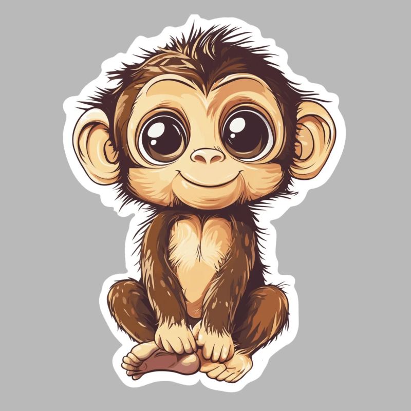 Monkey Cute Monkey Gift for Monkey Fans