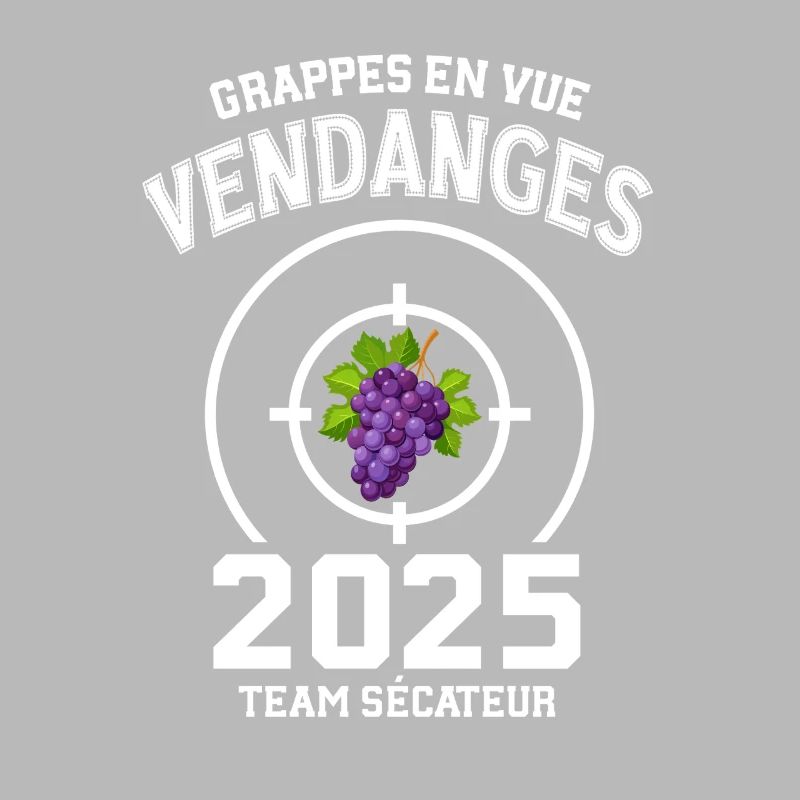Vendanges 2025 Grappe de Vigne et Cible