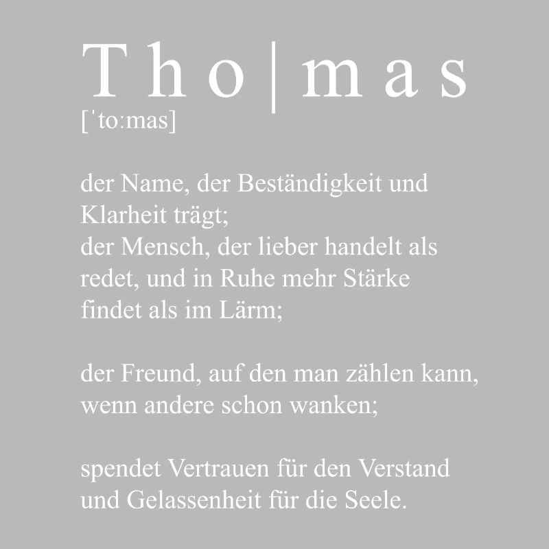 Thomas Definition Typografie 