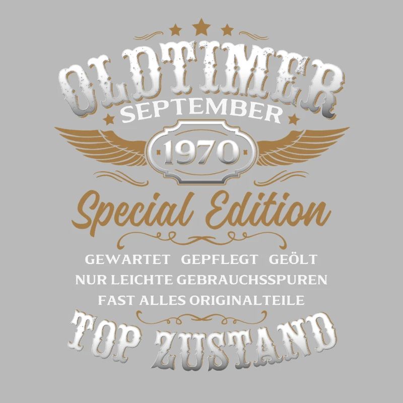 55. Geburtstag Geschenk Oldtimer September 1970