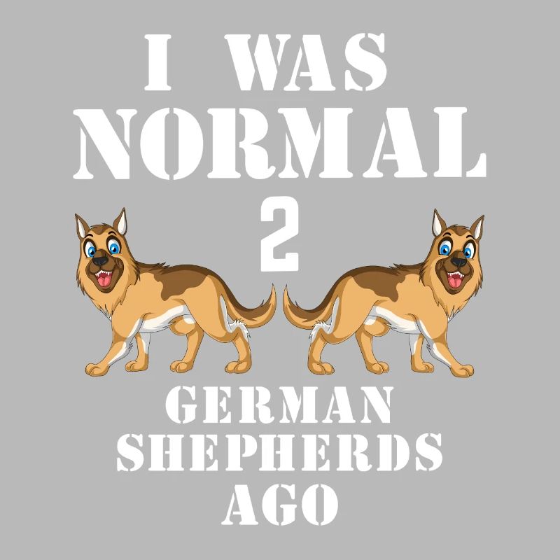 Humorous German Shepherd Meme Design