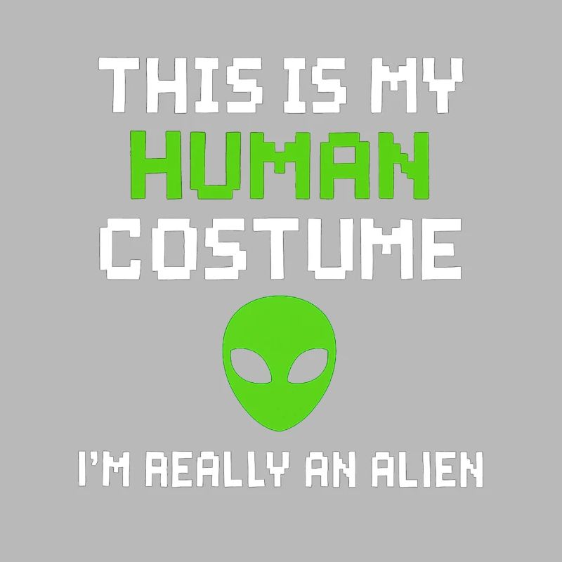 Alien Humor Kostüm Statement
