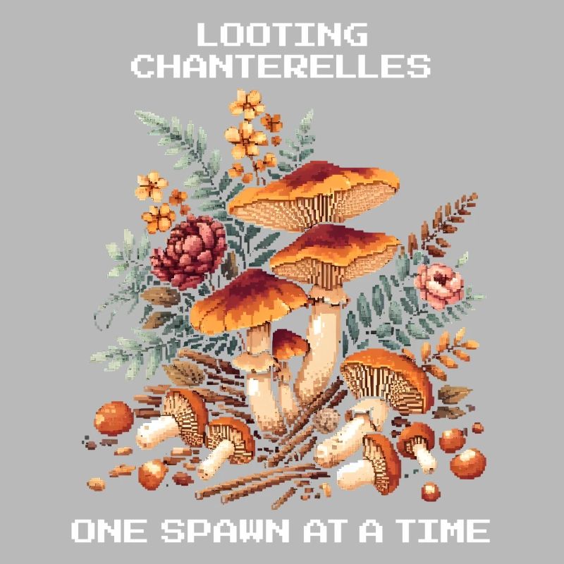 Looting chanterelles | One Spawn at a Time