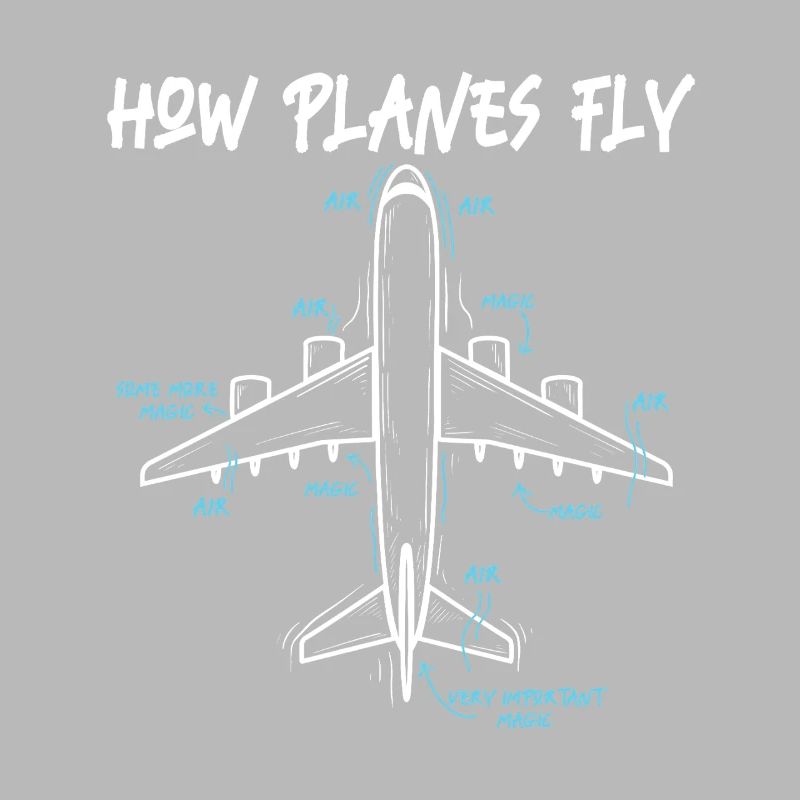 How Planes Fly Funny Aeronautical Engineer Quote