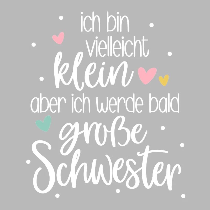 Ich bin klein aber ich werde bald große Schwester 
