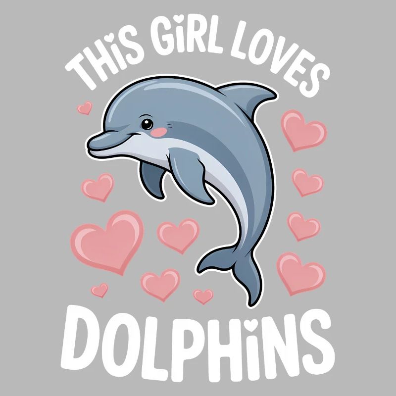 Delfin Spruch Mädchen Lustiges Delfin Geschenk