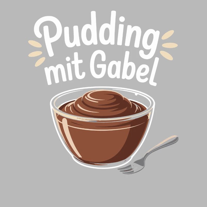 Pudding Mit Gabel
