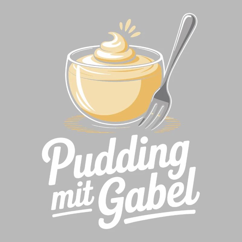 Pudding Mit Gabel