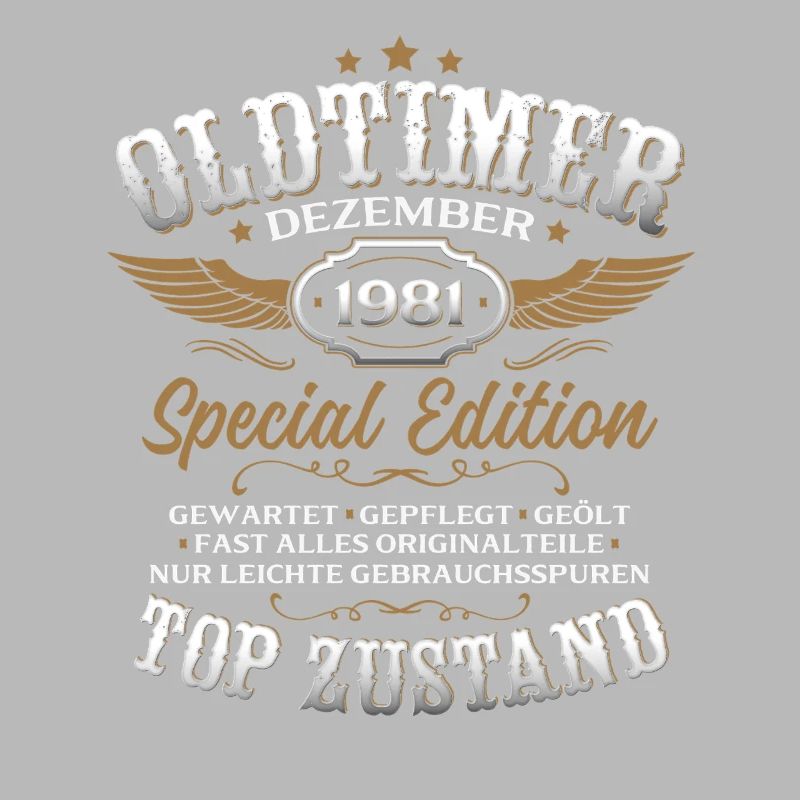 44. Geburtstag Geschenk Oldtimer Dezember 1981