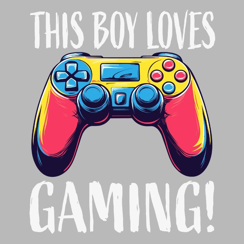 Boy Loves Gaming Controller