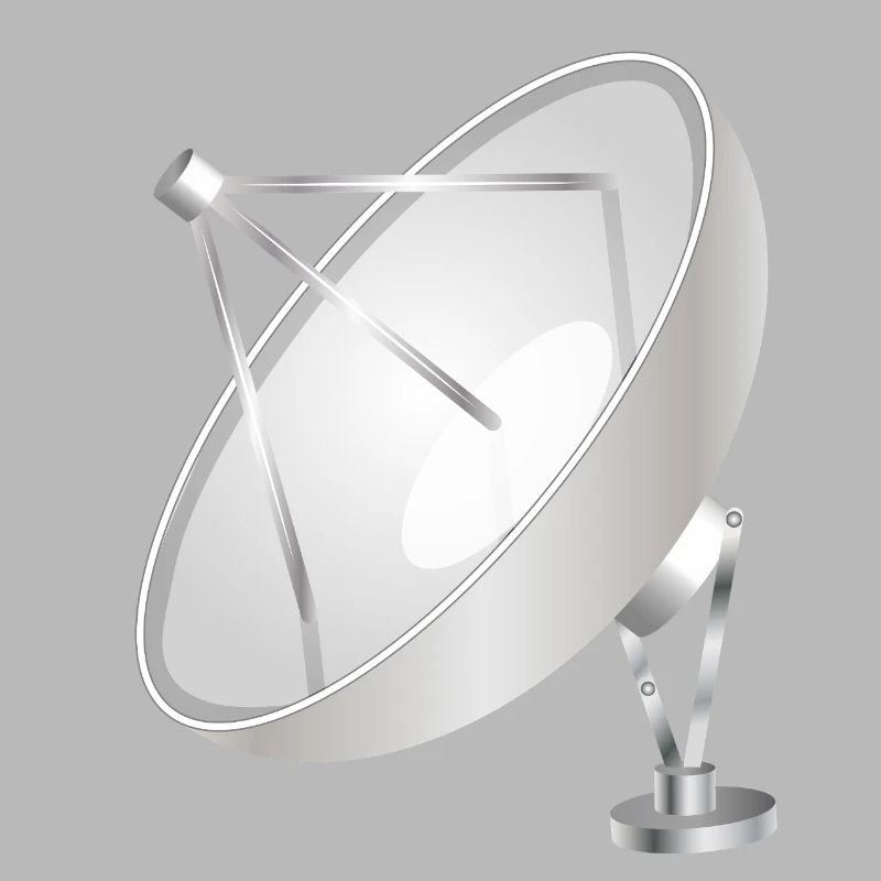 Antenne paraboise à l’aspect moderne et net
