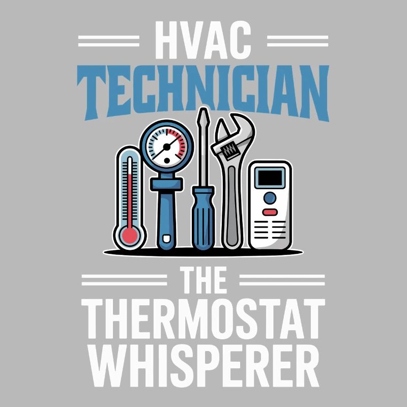 Thermostat Flüsterer HVAC Techniker Geschenk