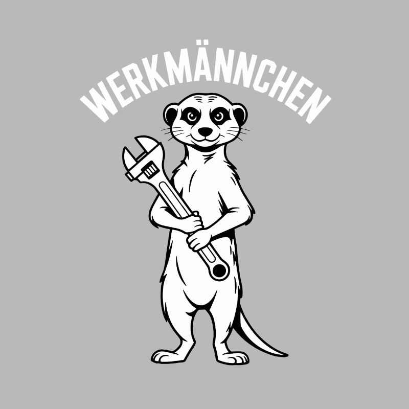Erdmännchen Echter Heimwerker Mann Handwerker