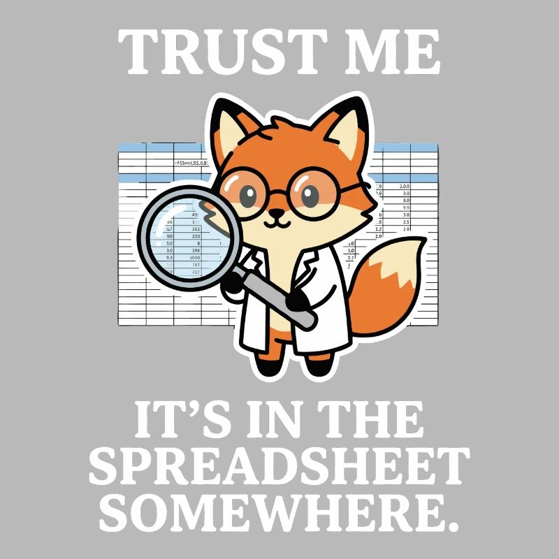 Crois-moi, c’est dans le tableur quelque part, Fox