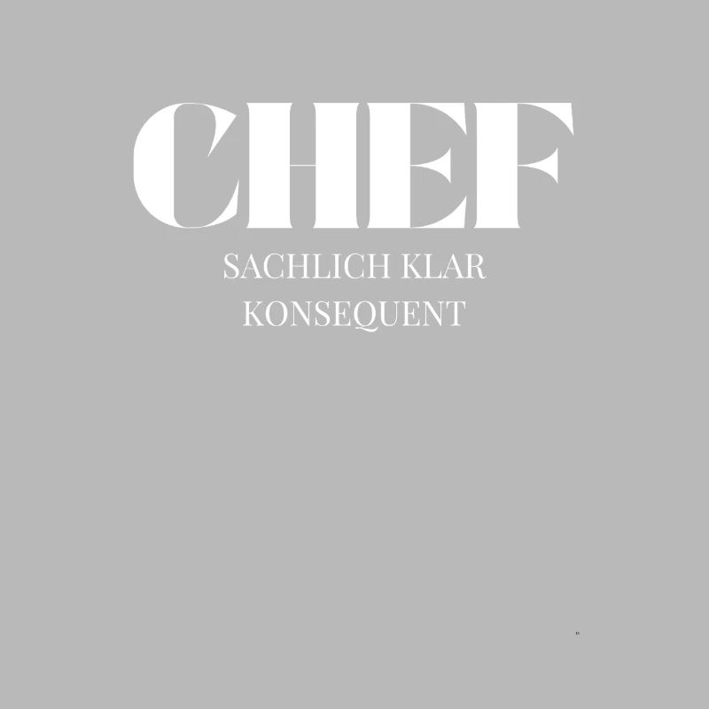 Le patron dit : Objectivement clair, cohérent