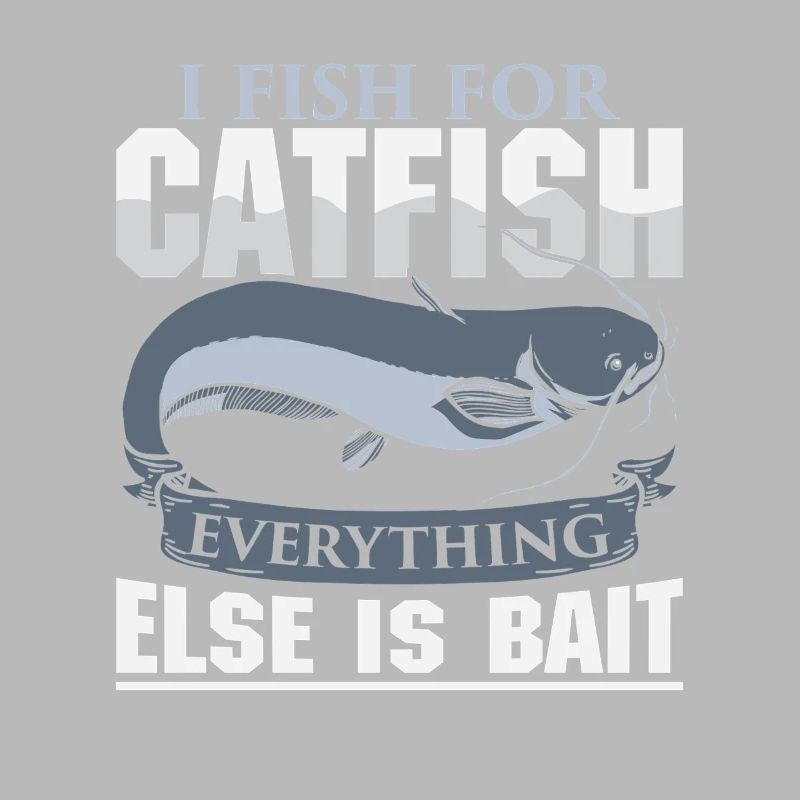 Poisson-chat pêcheur poisson-chat pêchent le poisson-chat