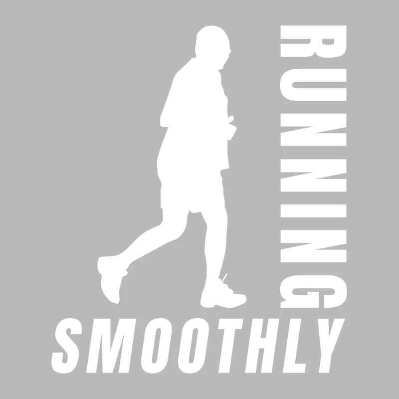 Marathon Runner Running Smoothly Running