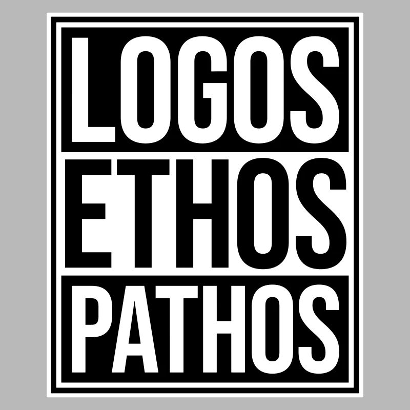 Logos Ethos Pathos Rhetorik Philosophie Student