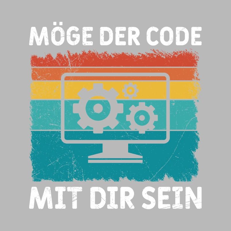 Nerd Computer MÖGE DER CODE MIT DIR SEIN LUSTIG