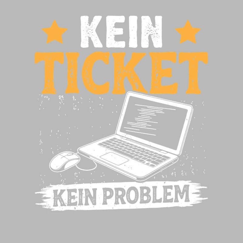 Ordinateur de nerd PAS DE TICKET PAS DE PROBLÈME DRÔLE