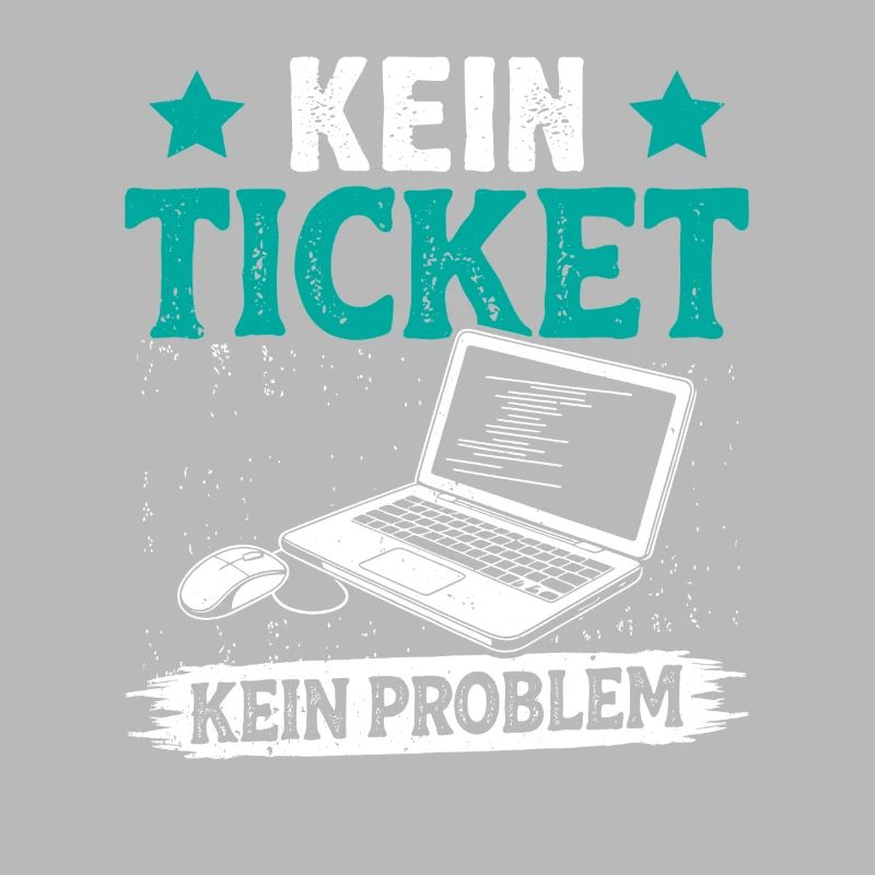 Ordinateur de nerd PAS DE TICKET PAS DE PROBLÈME DRÔLE