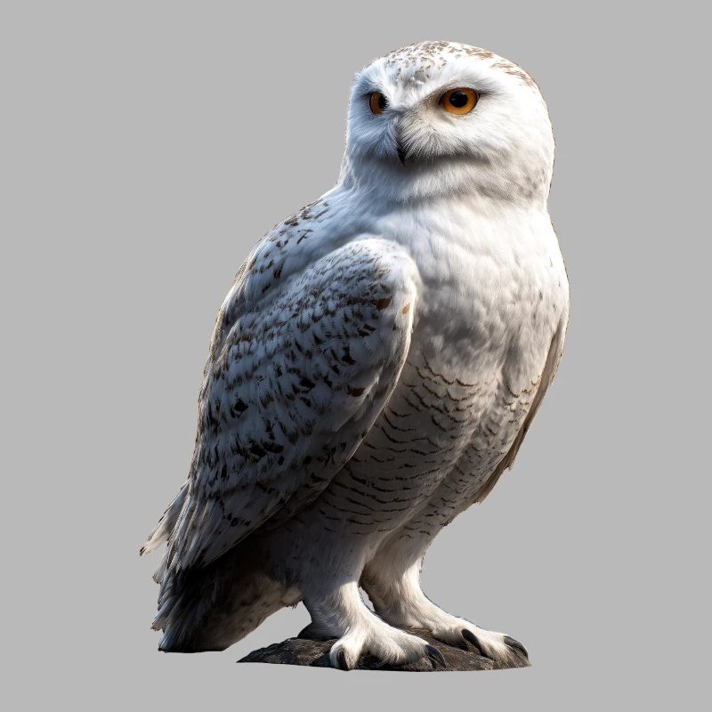 Schneeeule Weiße Eule Kauz Uhu Owl Schnee Eulen