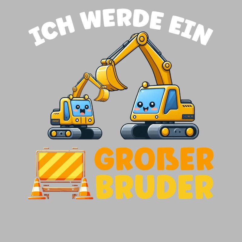 Ich Werde Ein Großer Bruder Bagger Geschwister