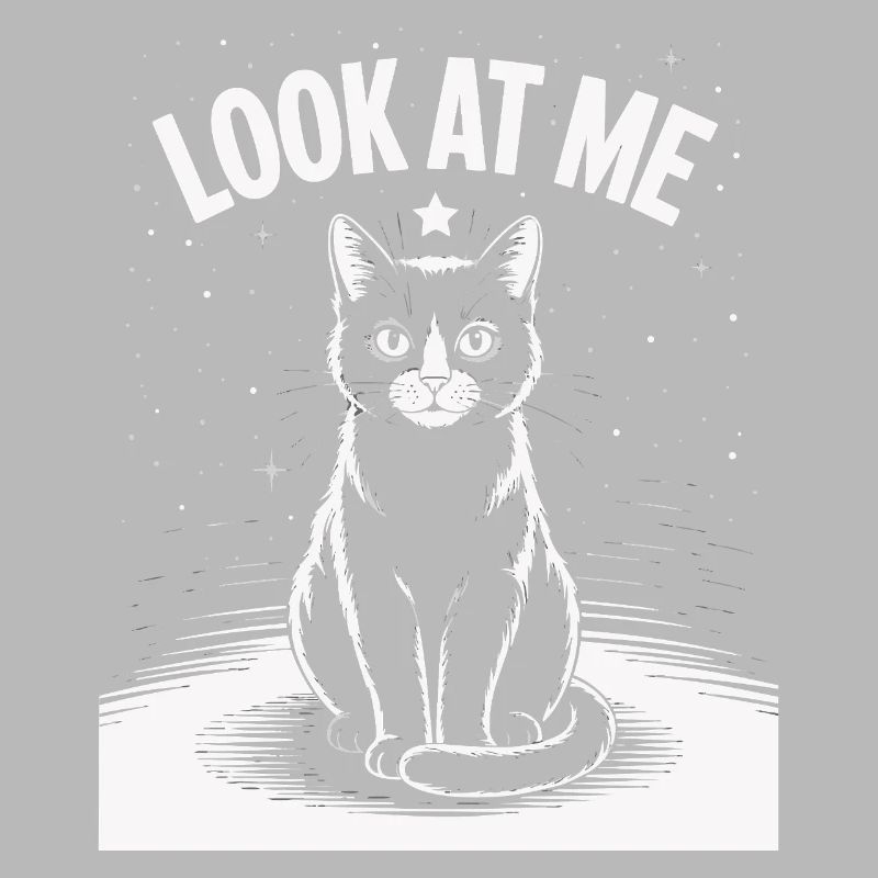 Regarde-moi - Ciel étoilé de chat