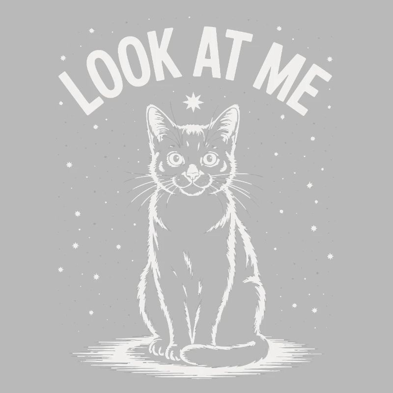 Regarde-moi - Ciel étoilé de chat