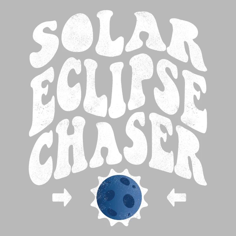 Solar eclipse chaser white